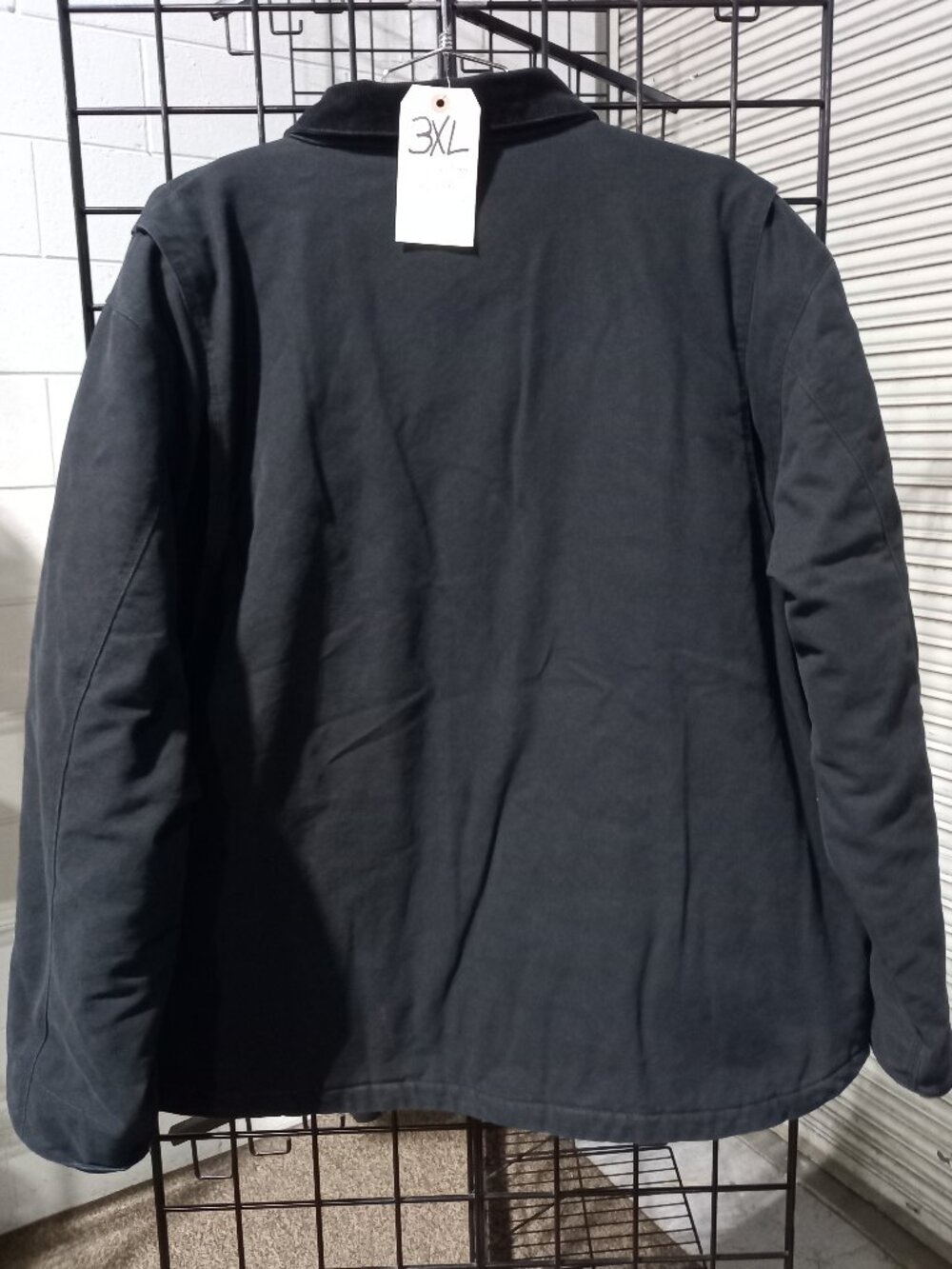 Men's Canvas Concealed Carry Jacket - Black | 3XL - Picture 2 of 6